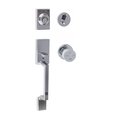 Sure-Loc Hardware Sure-Loc Hardware Stockholm Handleset, Bergen Round Handset Trim, Polished Chrome SH507-R-BG-RD 26